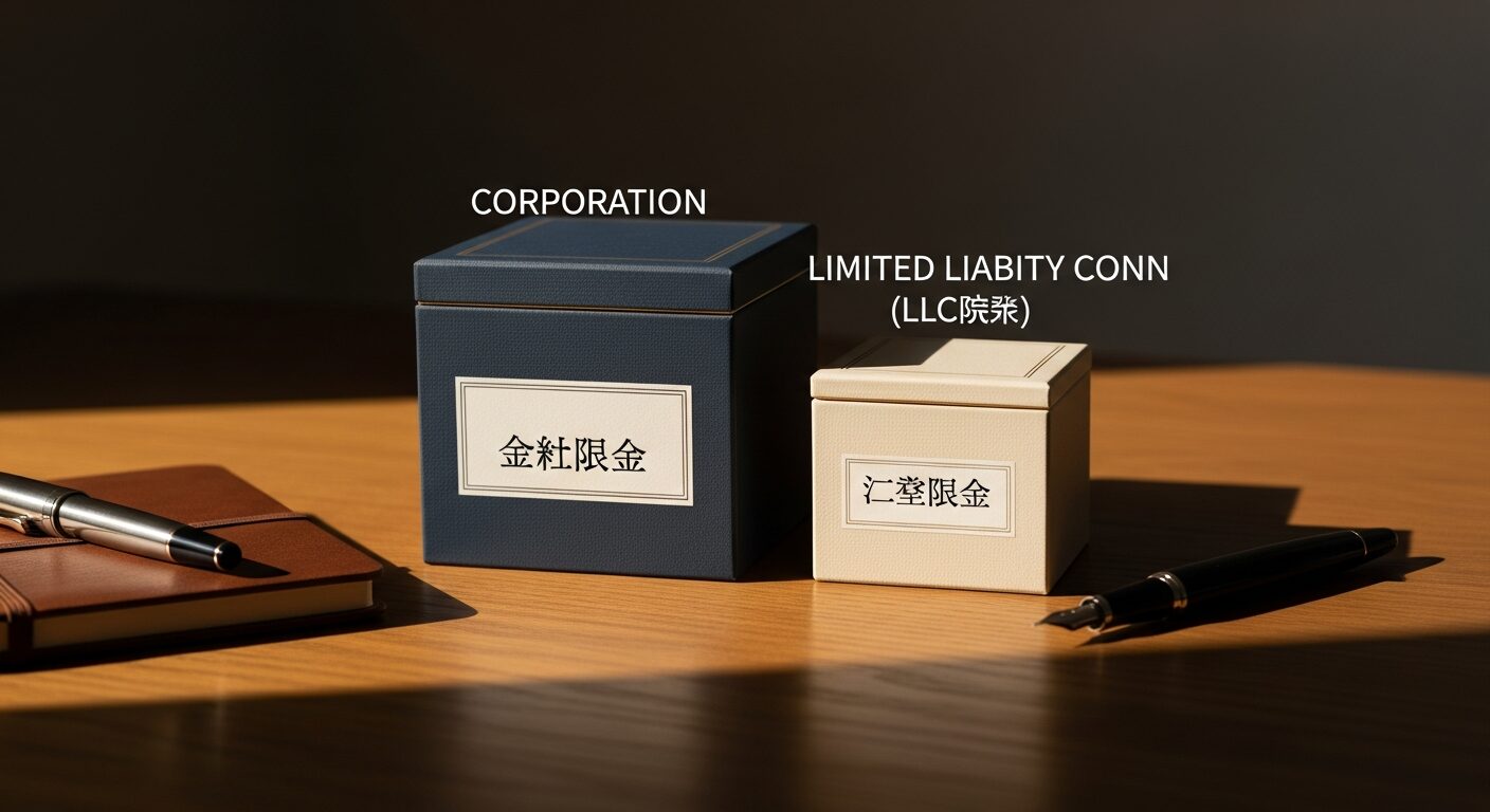 株式会社と合同会社の選択