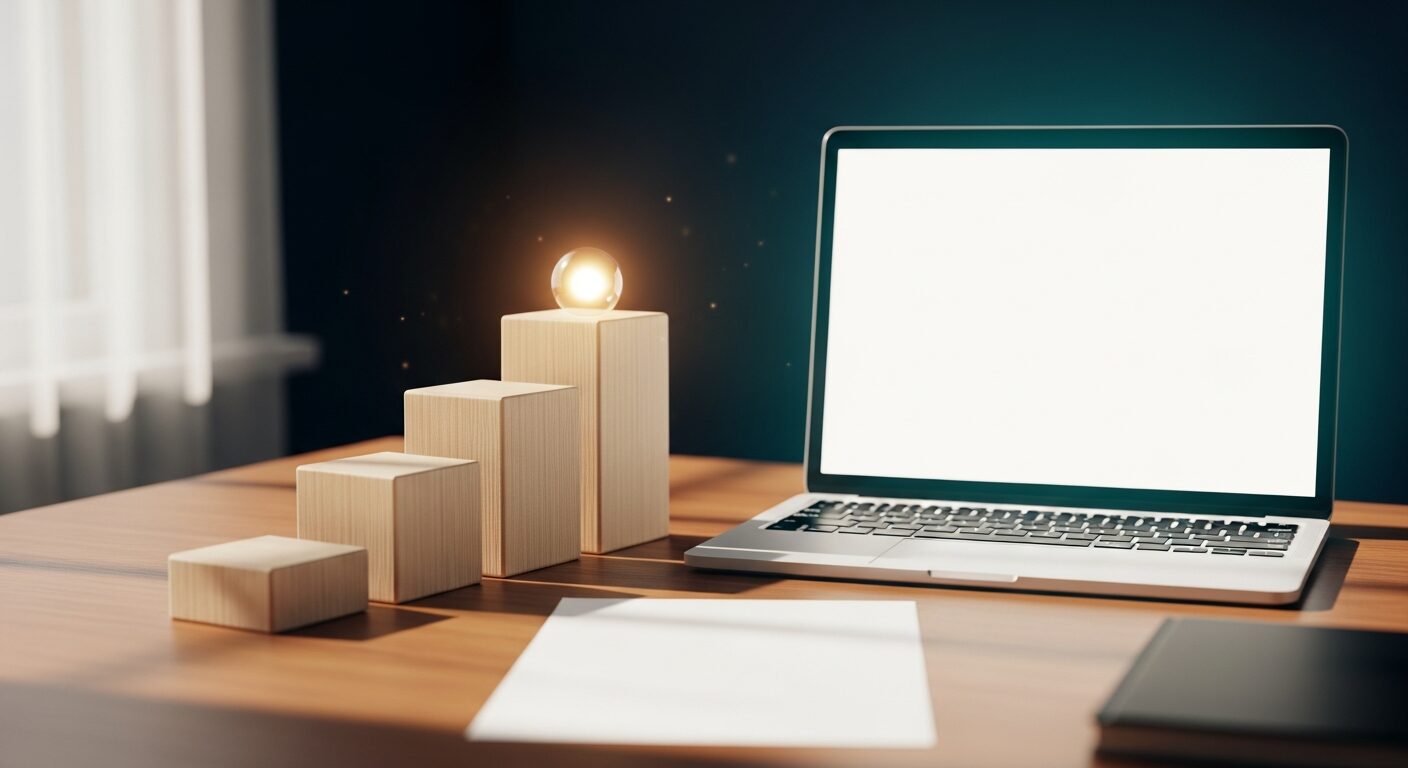 生成AIを段階的に学ぶステップのイメージ
